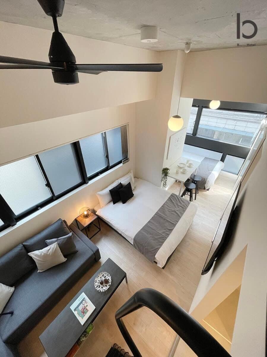 Bhotel Nekoyard - Modern Loft Studio Steps From Peace Park Hirosima Kültér fotó